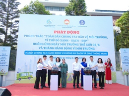 Khơi dậy sức mạnh cộng đồng bảo vệ môi trường, xây dựng Thủ đô xanh - sạch - đẹp