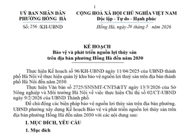 PHƯỜNG HỒNG HÀ TĂNG CƯỜNG BẢO VỆ VÀ PHÁT TRIỂN NGUỒN LỢI THỦY SẢN ĐẾN NĂM 2030