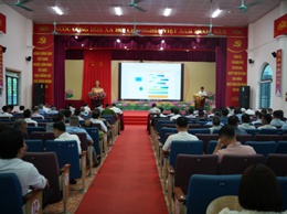 XÃ KIM ANH TỔ CHỨC HỘI THẢO LẤY Ý KIẾN ĐỐI VỚI ĐỀ ÁN SẮP XẾP THÔN TRÊN ĐỊA BÀN XÃ