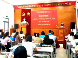 Khai mạc lớp bồi dưỡng nhận thức về Đảng đợt III năm 2026