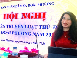 Xã Đoài Phương tổ chức hội nghị tuyên truyền luật thủ đô năm 2026