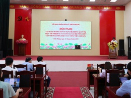 Xã Tiến Thắng: Hội nghị tập huấn hướng dẫn sử dụng hệ thống quản trị thực thi nhiệm vụ và đánh giá cán bộ, công chức gắn với đo lường hiệu suất công việc (OKR/KPI)