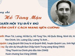 Xã Tiến Thắng: Tuyên truyền về tiểu sử, quá trình hoạt động cách mạng và những cống hiến to lớn của đồng chí Hồ Tùng Mậu nhân dịp kỷ niệm 130 năm Ngày sinh đồng chí (15/6/1896 - 15/6/2026)
