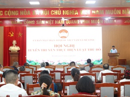 Ủy ban MTTQ Việt Nam xã Mê Linh tổ chức hội nghị tuyên truyền thực hiện Luật Thủ đô