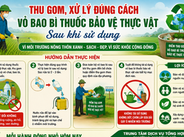 Thu gom đúng cách vỏ bao bì thuốc bảo vệ thực vật – Hành động nhỏ, ý nghĩa lớn