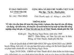 ỦY BAN NHÂN DÂN XÃ VĨNH THANH