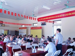 Phường Chương Mỹ đối thoại, tiếp thu ý kiến về phương án bồi thường, hỗ trợ, tái định cư dự án cải tạo, nâng cấp Quốc lộ 6 đoạn Ba La - Xuân Mai tại TDP Cao Sơn