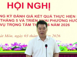 UBND xã Hát Môn tổ chức giao ban thường kỳ đánh giá kết quả thực hiện nhiệm vụ tháng 5 và triển khai phương hướng nhiệm vụ trọng tâm tháng 6.