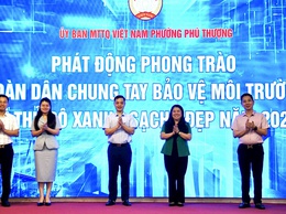Phường Phú Thượng tổ chức chương trình hưởng ứng Ngày Môi trường Thế giới 5/6