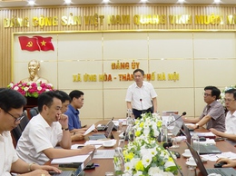BCH Đảng bộ xã Ứng Hòa thống nhất các giải pháp thúc đẩy phát triển kinh tế - xã hội và đầu tư công giai đoạn 2026–2030.