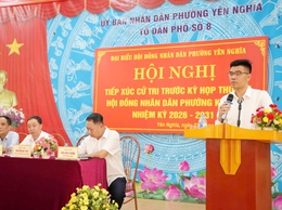 Tổ đại biểu số 02, 03, 04 HĐND phường Yên Nghĩa tiếp xúc cử tri trước Kỳ họp thứ Hai, HĐND phường khóa II, nhiệm kỳ 2026 – 2031