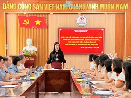 Đoàn kiểm tra Ban Thường vụ Đảng ủy phường Bồ Đề kiểm tra công tác phòng, chống tham nhũng, thực hành tiết kiệm, chống lãng phí đối với Đảng ủy trường Tiểu học Ngọc Lâm
