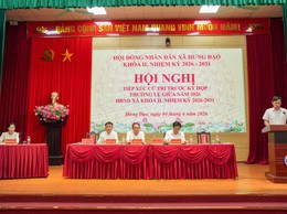 TỔ ĐẠI BIỂU HĐND XÃ HƯNG ĐẠO TIẾP XÚC CỬ TRI ĐƠN VỊ BẦU CỬ SỐ 01 TRƯỚC KỲ HỌP THỨ TƯ HĐND XÃ KHÓA II, NHIỆM KỲ 2026 - 2031