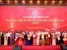 Phường Hà Đông: Sôi nổi vòng sơ khảo hội thi Báo cáo viên, tuyên truyền viên giỏi cụm 4 năm 2026