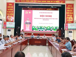 Xã Ứng Thiên triển khai phương án sắp xếp, tổ chức lại và đổi tên mới cho các thôn sáp nhập 