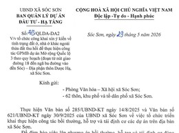 CÔNG KHAI XIN Ý KIẾN VỀ TÌNH TRẠNG ĐẤT Ở, NHÀ Ở KHÁC NGOÀI THỬA ĐẤT THU HỒI THỰC HIỆN CÔNG TÁC GPMB DỰ ÁN MỞ RỘNG QL3 THEO QUY HOẠCH