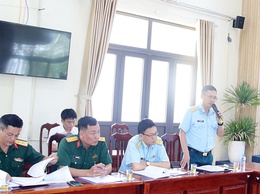 Ban chỉ huy phòng thủ dân sự xã Trần Phú: tổ chức hội nghị hiệp đồng với các đơn vị Quân đội trên địa bàn xã năm 2026