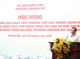 Phường Chương Mỹ phát động hưởng ứng Ngày Môi trường thế giới, Tháng hành động vì môi trường năm 2026 và tập huấn công tác bảo vệ môi trường, tài nguyên nước