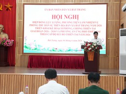 Xã Bát Tràng hiệp đồng lực lượng, phương tiện, chủ động ứng phó thiên tai và sự cố năm 2026