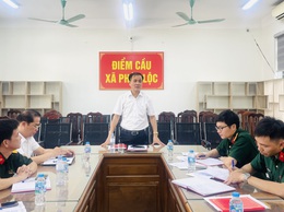 Chi bộ Quân sự xã Phúc Lộc tổ chức sinh hoạt định kỳ tháng 6/2026