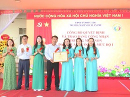 Trường Mầm non Xuân Phú tổ chức Lễ tổng kết năm học 2025–2026 và đón Bằng công nhận đạt chuẩn Quốc gia mức độ 1