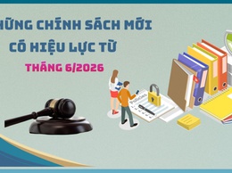 Chính sách mới có hiệu lực từ tháng 6/2026