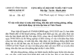UBND XÃ VĨNH THANH
PHÒNG KINH TẾ