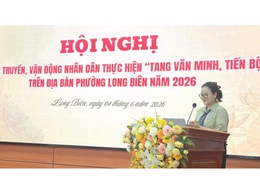 Ủy ban MTTQ Việt Nam phường Long Biên tổ chức Hội nghị tuyên truyền, vận động Nhân dân thực hiện nếp sống văn minh, tiến bộ trong việc tang năm 2026