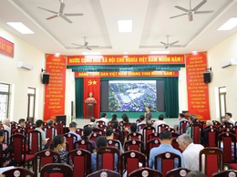 Hội nghị lấy ý kiến cơ quan, tổ chức, cá nhân và cộng đồng dân cư về đồ án: Quy hoạch tổng thể mặt bằng tỷ lệ 1/500 và phương án kiến trúc dự án: Xây dựng trường THPT