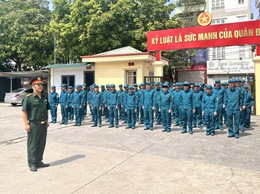 84 học viên tham gia huấn luyện dân quân cơ động năm 2026