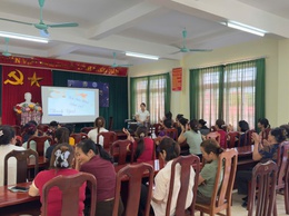 TRẠM Y TẾ XÃ DÂN HOÀ TỔ CHỨC TẬP HUẤN PHÒNG, CHỐNG SỐT XUẤT HUYẾT 