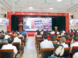 Xã Thiên Lộc sơ kết 01 năm vận hành bộ máy của Hệ thống chính trị và chính quyền địa phương 2 cấp.
