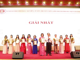 Phường Hà Đông đạt giải Nhất vòng sơ khảo hội thi báo cáo viên, tuyên truyền viên giỏi năm 2026 cụm thi đua số 4