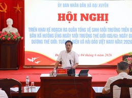 Hội nghị triển khai kế hoạch ra quân tổng vệ sinh môi trường hưởng ứng Ngày Môi trường thế giới năm 2026