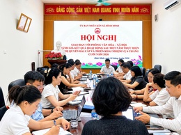 PHÒNG VĂN HÓA - XÃ HỘI XÃ BÌNH MINH: DẤU ẤN SAU MỘT NĂM THỰC HIỆN MÔ HÌNH CHÍNH QUYỀN ĐỊA PHƯƠNG HAI CẤP