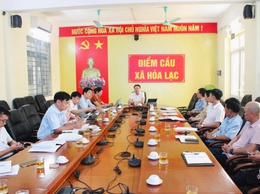 Hòa Lạc quyết liệt giải quyết vướng mắc, thúc đẩy tiến độ các dự án đầu tư hạ tầng. 