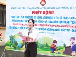 Phường Yên Nghĩa phát động phong trào toàn dân chung tay bảo vệ môi trường