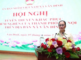 Tháo gỡ “5 điểm nghẽn” để xây dựng Vân Đình văn minh