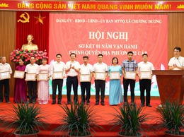 Xã Chương Dương đạt nhiều kết quả tích cực sau 01 năm vận hành chính quyền địa phương 02 cấp