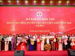Phường Hà Đông: Sôi nổi vòng sơ khảo hội thi Báo cáo viên, tuyên truyền viên giỏi cụm 4 năm 2026