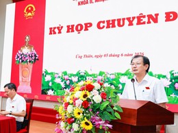 HĐND XÃ ỨNG THIÊN TỔ CHỨC KỲ HỌP THỨ HAI (KỲ HỌP CHUYÊN ĐỀ) KHÓA II, NHIỆM KỲ 2026 – 2031