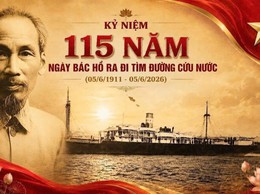 Kỷ niệm 115 năm ngày Bác Hồ ra đi tìm đường cứu nước