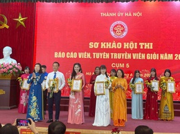 Đảng uỷ Phường Phúc Lợi đạt giải Ba Hội thi Báo cáo viên, Tuyên truyền viên giỏi thành phố năm 2026 - Vòng sơ khảo cụm thi đua số 5