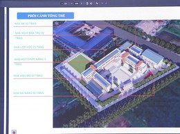 Hội nghị nghe đơn vị tư vấn báo cáo phương án thiết kế, quy hoạch Dự án xây mới Trường Trung học cơ sở Vân Từ