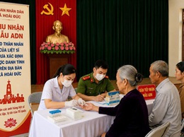 Hoài Đức triển khai thu nhận mẫu AND thân nhân liệt sĩ chưa xác định được danh tính