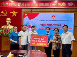 Nhân dân phường Yên Hòa tích cực ủng hộ Quỹ 