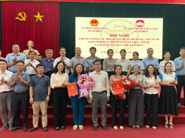 Hội nghị chuyển giao các hội quần chúng do Đảng, nhà nước giao nhiệm vụ phạm vi xã về trực thuộc Ủy ban MTTQ xã Ô Diên
