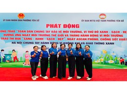 Trường mầm non Ánh Sao hưởng ứng lễ phát động phong trào 