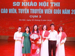Phường Đông Ngạc xuất sắc giành Giải Ba Sơ khảo Hội thi Báo cáo viên, Tuyên truyền viên giỏi năm 2026 cụm 3 – Thành phố Hà Nội
