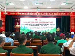 Xã Thiên Lộc ra quân hưởng ứng phong trào 